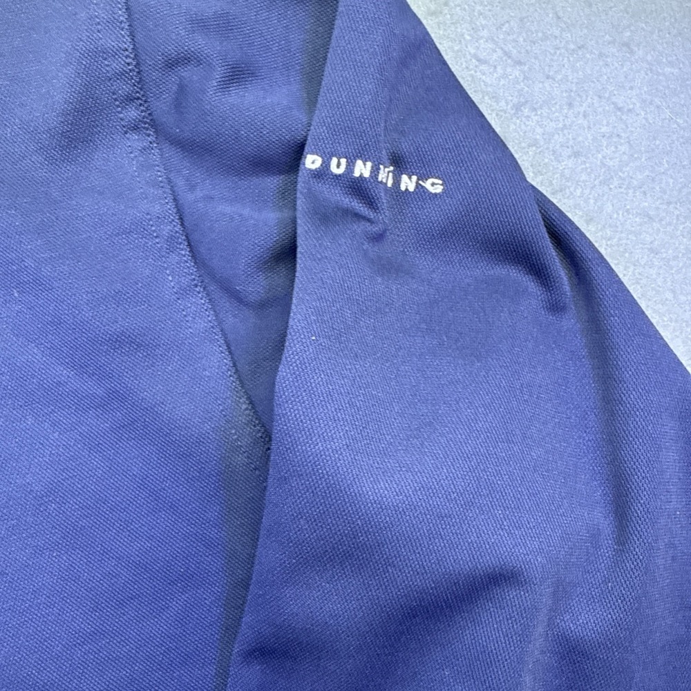 Dunning Golf SHIRT Men's XL Long Sleeve Light Weight Polo Navy Blue - Picture 5 of 8